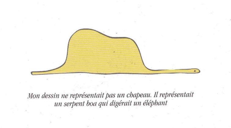 Boa Constrictor Digesting Elephant Drawing 1 from The Little Prince 1